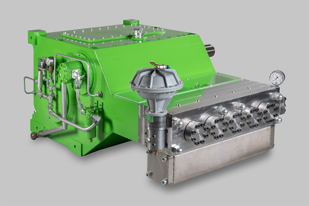 KAMAT displacement pump for CO2 storage in CCS systems