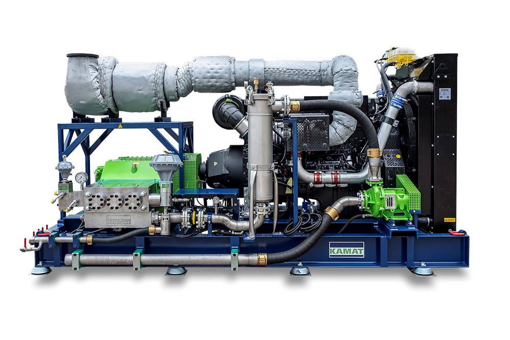 KAMAT High-Pressure Pump Unit Diesel Drive on page customer specific high-pressure solutions
