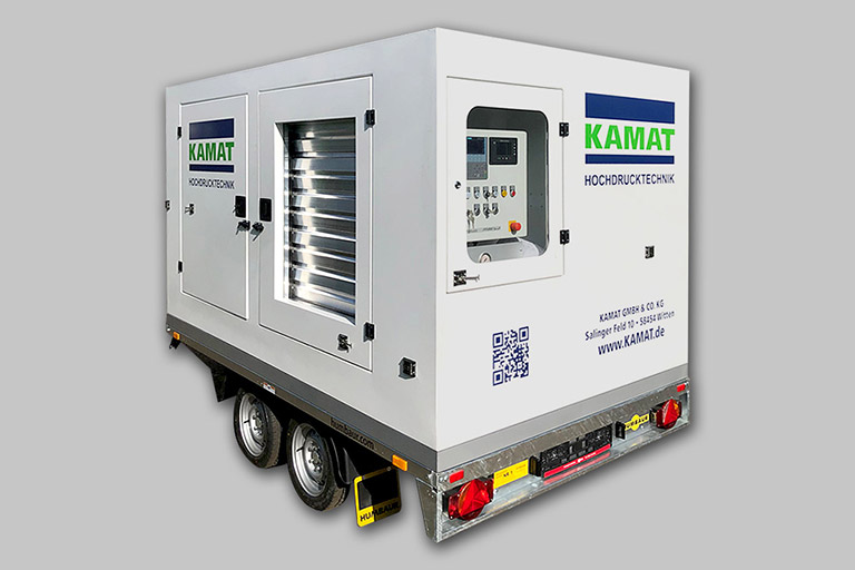 KAMAT mobile high-pressure unit