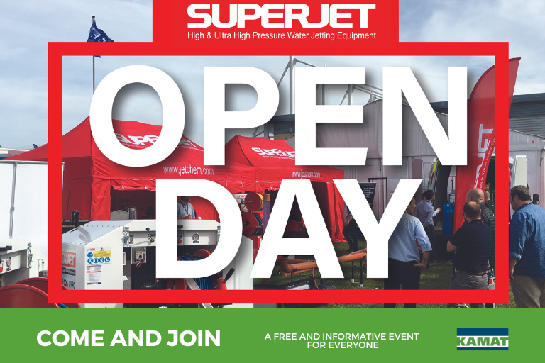 announcement of the open days of Superjet North East