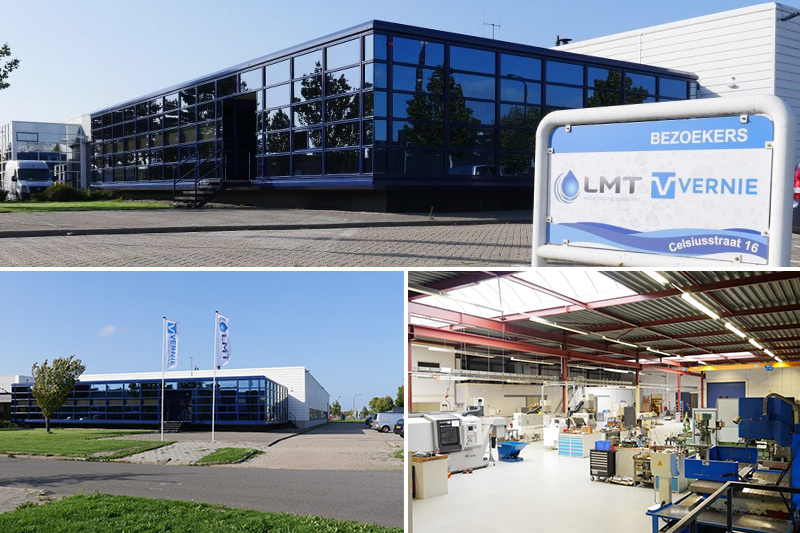 The company LMT waterjetting solutions in the Netherlands from inside and outside